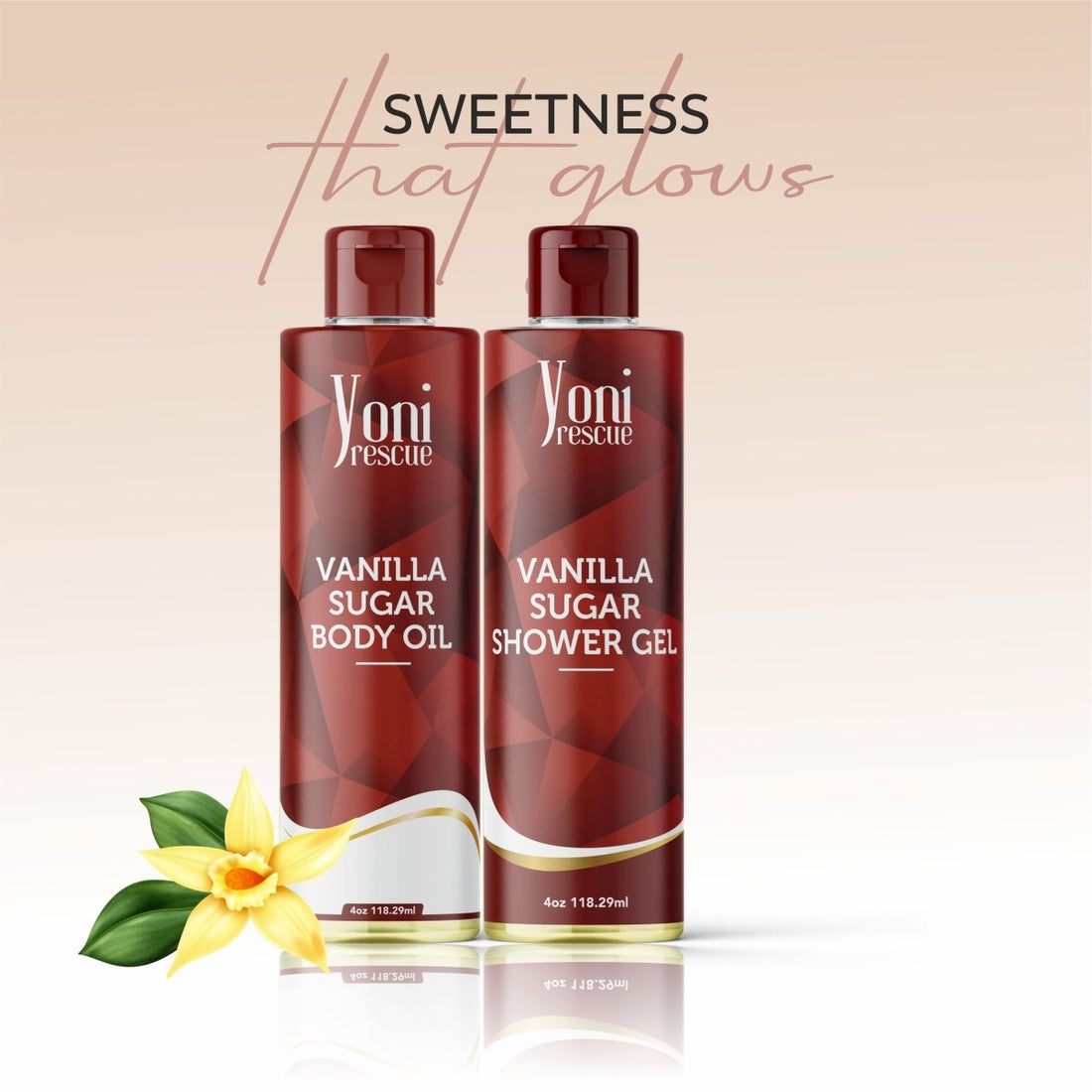 Vanilla Sugar - Shower Gel + Body Oil Bundle - bundles - Yoni Rescue