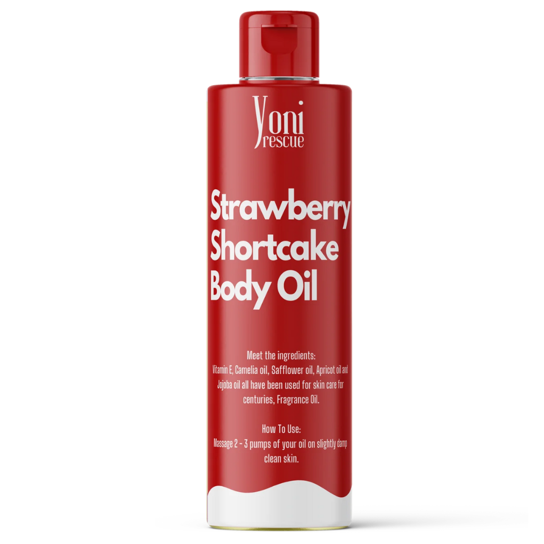 Strawberry Shortcake Body Shimmer Oil.