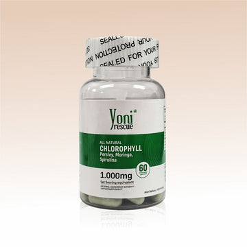 Chlorophyll Capsules 1000 mg - Natural Chlorophyll Pills for Women & Men - Highly BioAvailable Chlorophyll Supplement for Energy, Immunity, Skin + Internal Deodorant, 60 capsules