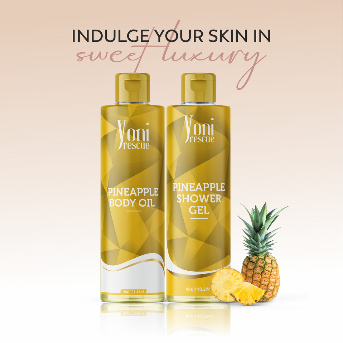 Pineapple Twin Pack - Shower Gel + Body Oil Bundle