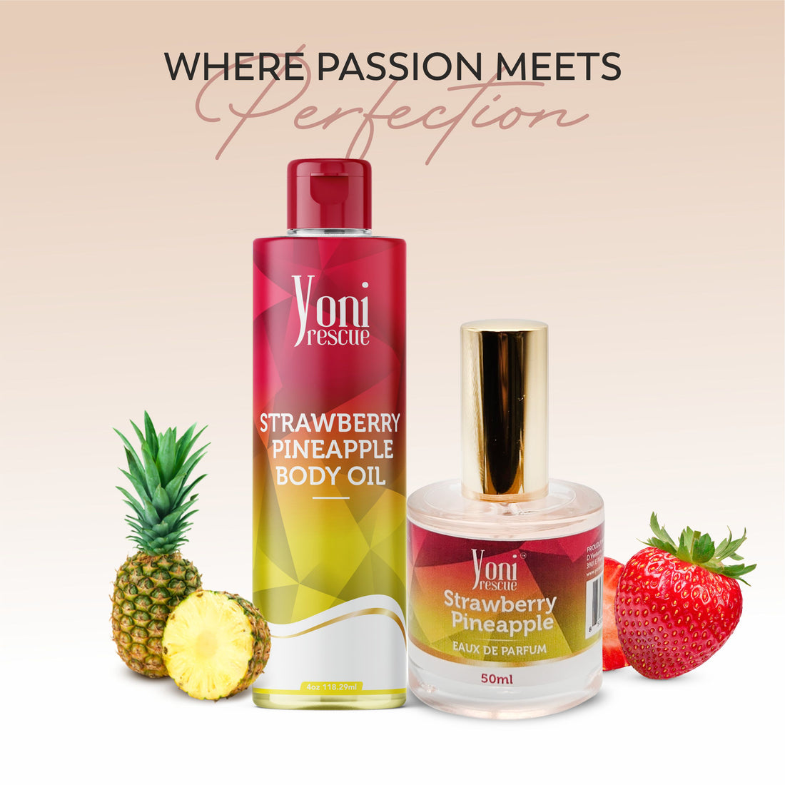 Strawberry Pineapple 2 pc set - Body Oil + Eu De Parfum