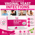 Bacterial Vaginosis Symptoms Relief | BV For Women | Natural Homeopathic Vaginal Ointment for Odor, Itching, BV, and Vaginal Microbiota Imbalance (6 counts) - Women Health - Yoni Rescue