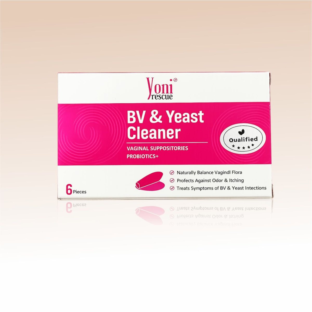 Bacterial Vaginosis Symptoms Relief | BV For Women | Natural Homeopathic Vaginal Ointment for Odor, Itching, BV, and Vaginal Microbiota Imbalance (6 counts) - Women Health - Yoni Rescue