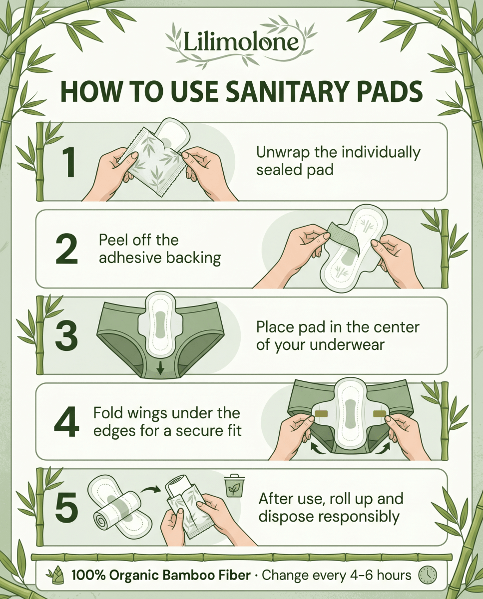 Bamboo Day/Night Pads & Liners, Extra Heavy, Unscented, Organic Bamboo, Vegan & Cruelty Free - Mentrual Care - Yoni Rescue