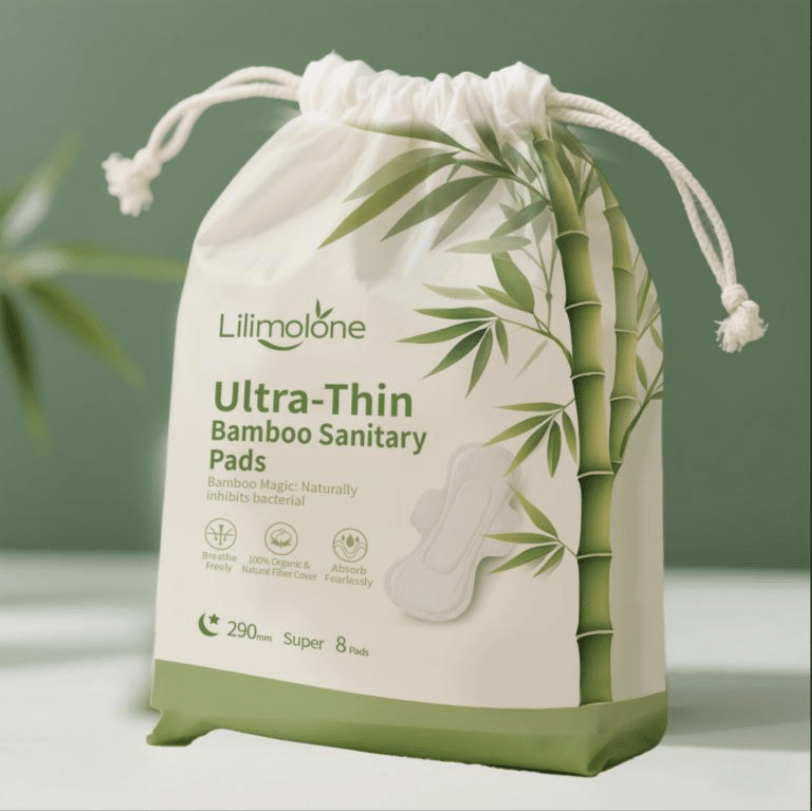 Bamboo Day/Night Pads & Liners, Extra Heavy, Unscented, Organic Bamboo, Vegan & Cruelty Free - Mentrual Care - Yoni Rescue