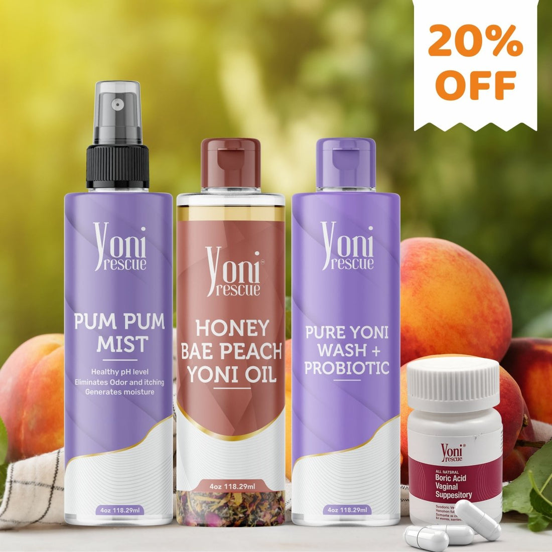 Feminine Care Bundle + PH Balance - Yoni Rescue