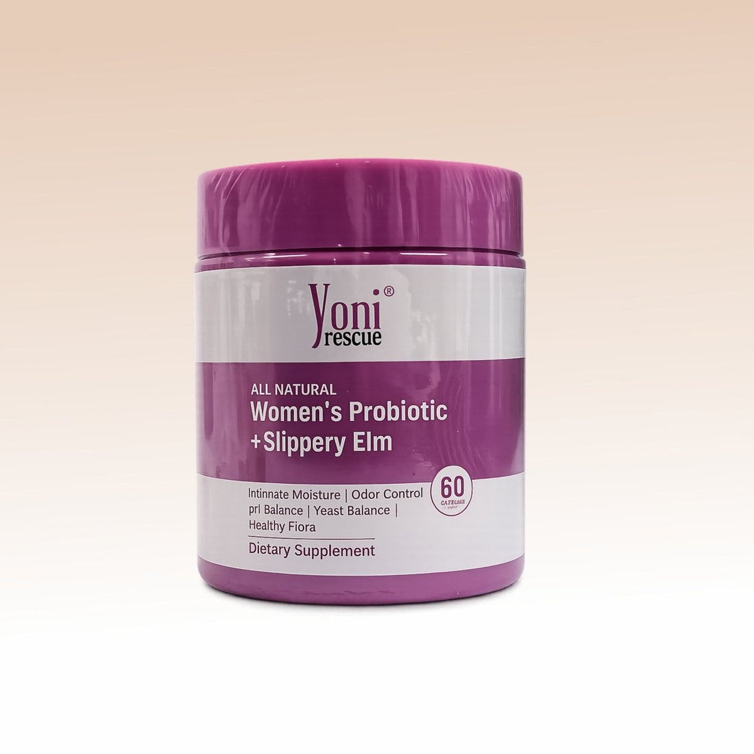 Feminine Probiotics Gummies with Slippery Elm for Women's pH Balance, Healthy Odor, Flora and Immune Support – 60 gummies - Women Health - Yoni Rescue