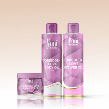 Forbidden Love Trio Bundle - Shower Gel + Body Oil + Sugar Scrub - bundles - Yoni Rescue