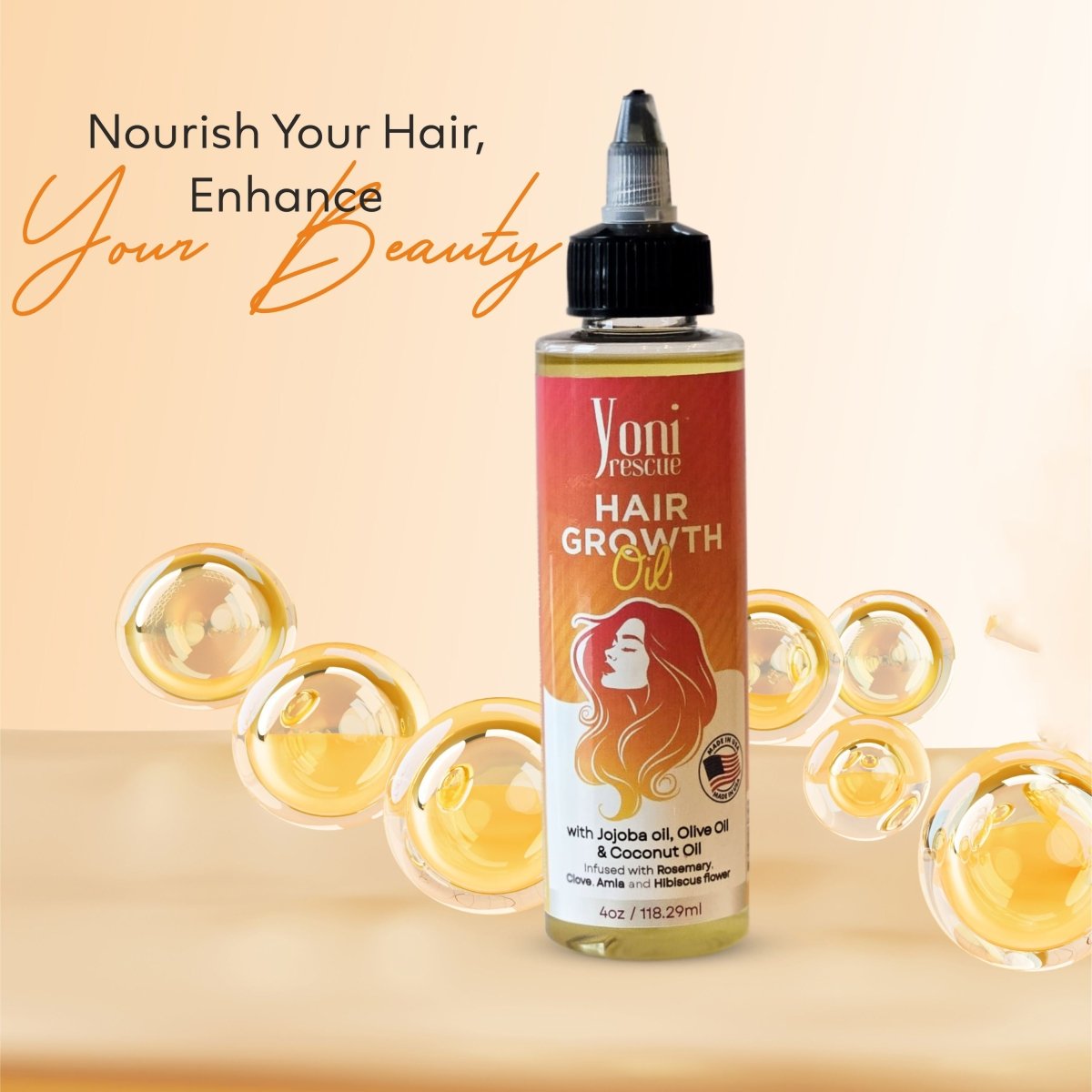 Hair Growth Oil - Hair Oil - Yoni Rescue