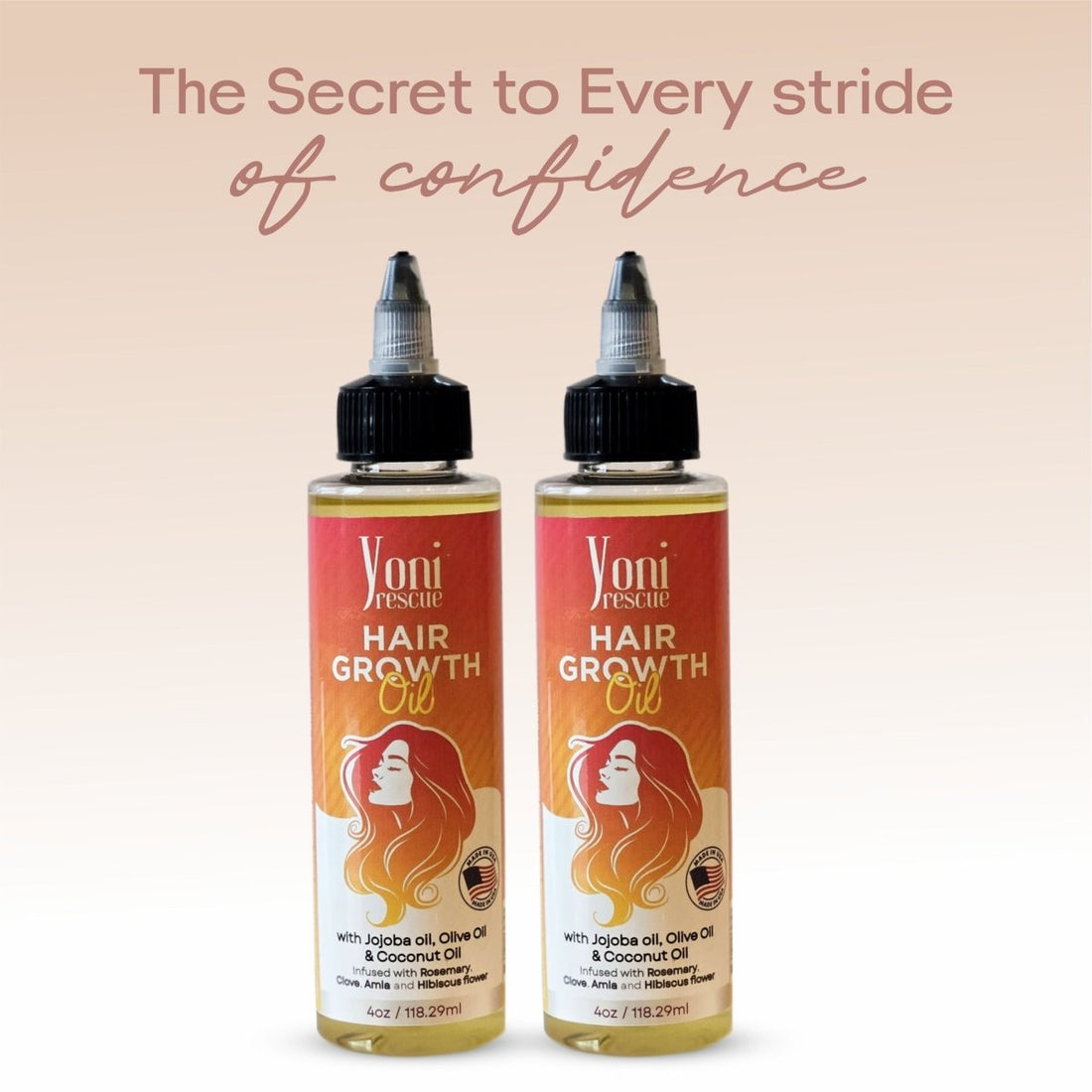 Hair Growth Oil - Twin Pack - Hair Oil - Yoni Rescue