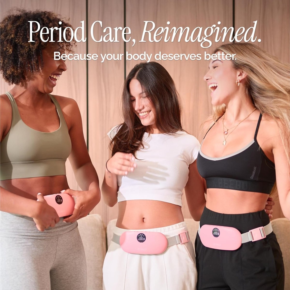 Heating Pads for Cramps, Physical Therapy, Portable Cordless Menstrual Heat Pad, Period Pain Relief Heating Pad - Mentrual Care - Yoni Rescue