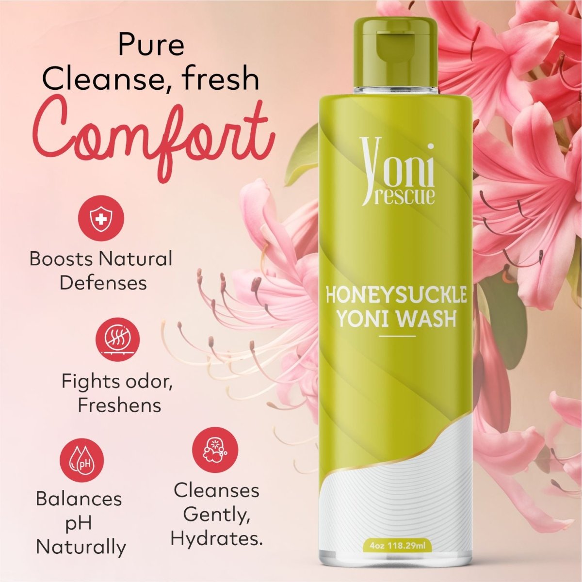 Honeysuckle Yoni Wash - Yoni Wash - Yoni Rescue