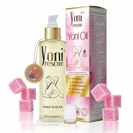 Natural Rejuvenating Yoni Oil for Dark Spots, Ingrown Hair, and Skin Brightening - Nourishing, Moisturizing Formula for All Skin Types - Yoni Oil - Yoni Rescue