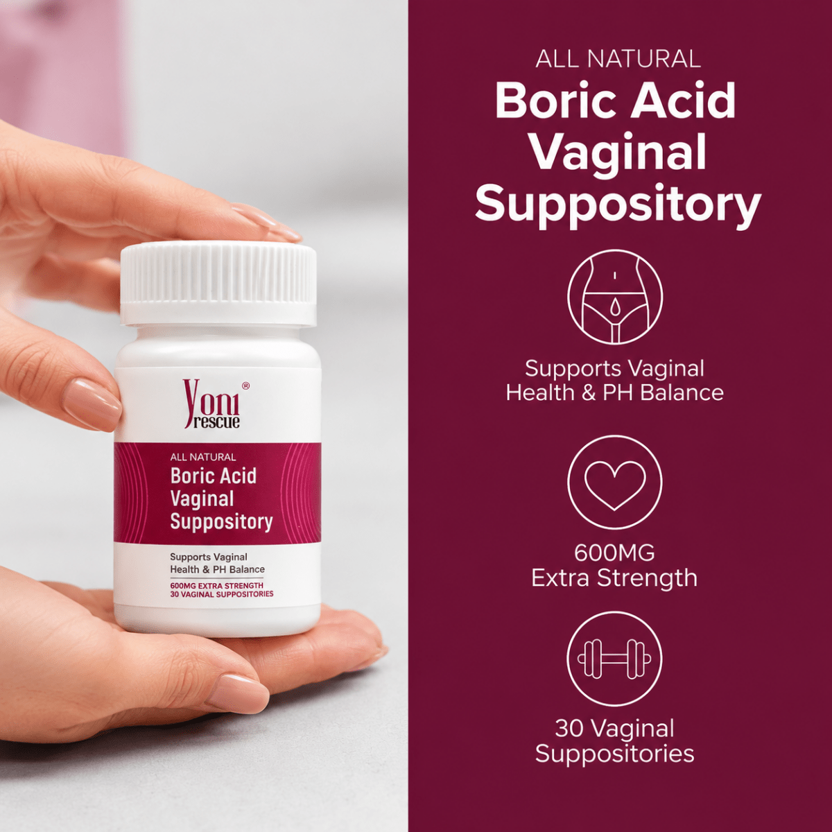 pH Balance - For Odor, BV, Yeast Infections & pH Balance - Women Health - Yoni Rescue