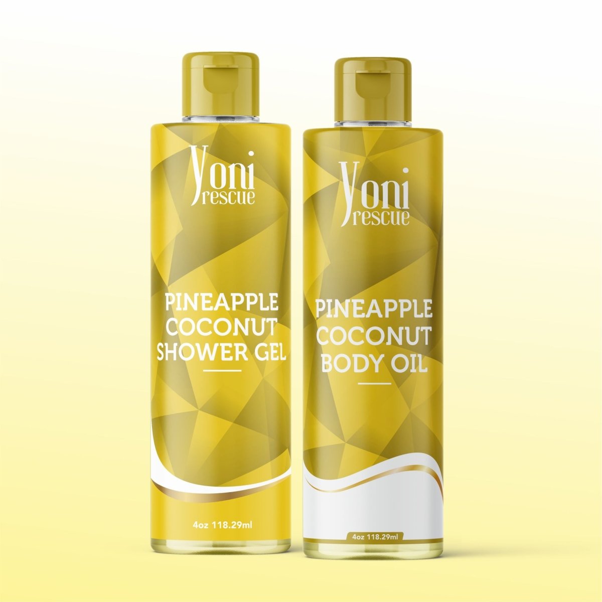 Pineapple Coconut Twin Pack - Shower Gel + Body Oil Bundle - bundles - Yoni Rescue