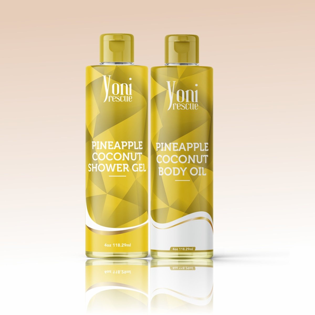 Pineapple Coconut Twin Pack - Shower Gel + Body Oil Bundle - bundles - Yoni Rescue