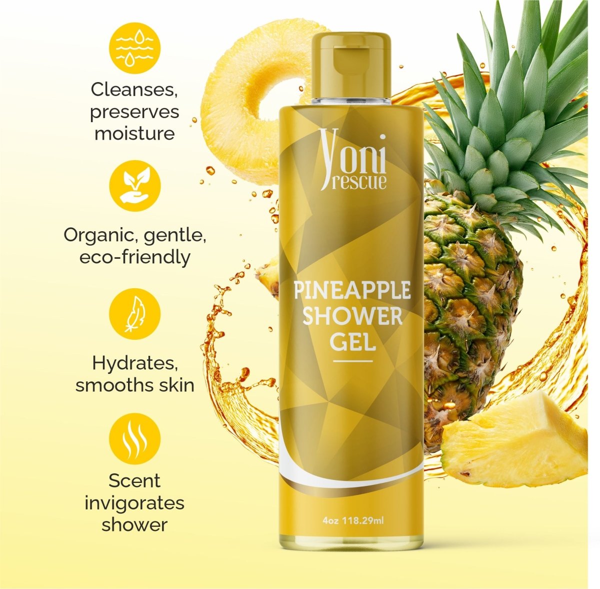 Pineapple - Shower Gel - Shower Gel - Yoni Rescue