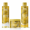 Pineapple Trio Bundle - Shower Gel + Body Oil + Sugar Scrub - bundles - Yoni Rescue