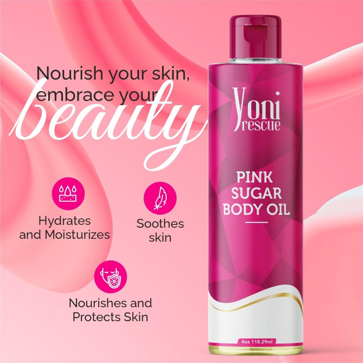 Pink Sugar - Body Oil - Body Oil - Yoni Rescue