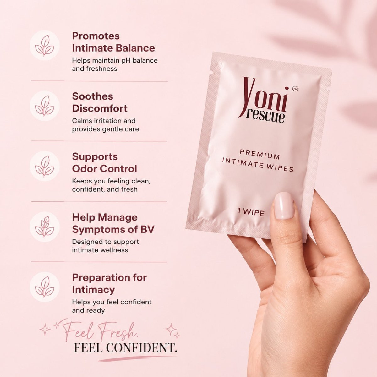 Premium Luxury Intimate Wipes - Women Health - Yoni Rescue