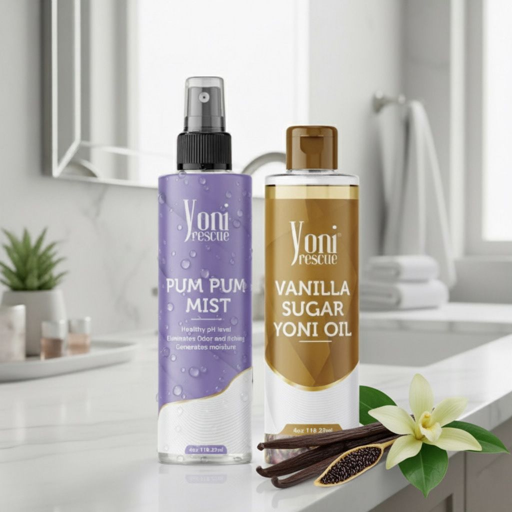 Pum Pum Mist + Vanilla Sugar Yoni Oil - Women Health - Yoni Rescue