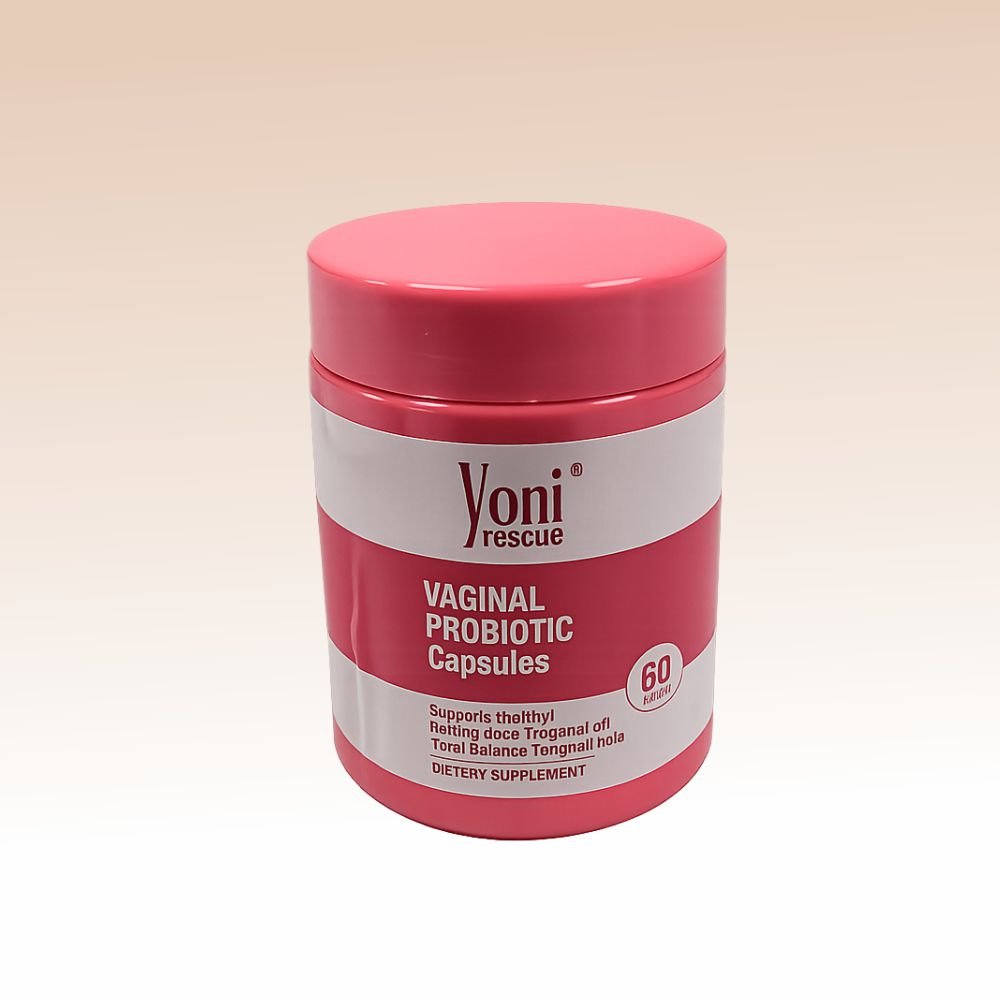 Vaginal Probiotics for Women pH Balance with Prebiotics & Lactobacillus – Vaginal Health Supplement – Support Healthy Vaginal Odor & Flora, 60 Count (Pack of 1), 1 Month Supply - Women Health - Yoni Rescue