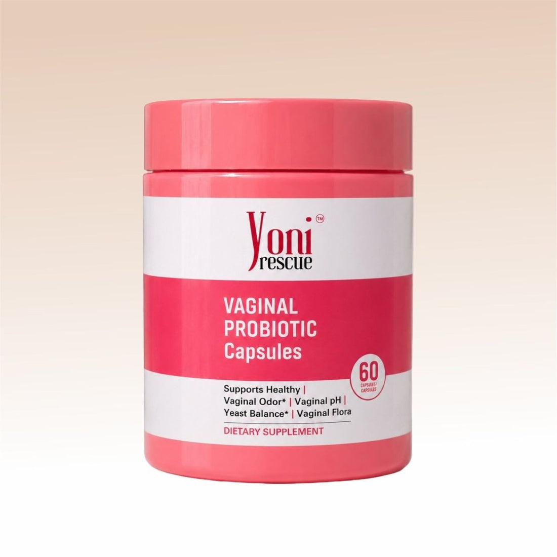 Vaginal Probiotics Suppositories for Women pH Balance with Prebiotics & Lactobacillus( 60 count) - Women Health - Yoni Rescue