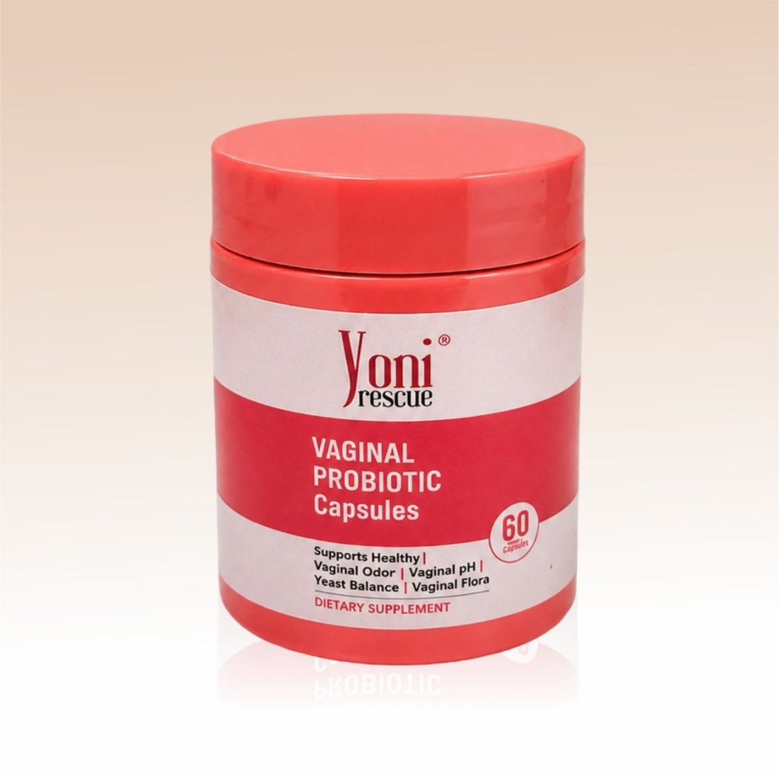Vaginal Probiotics Suppositories for Women pH Balance with Prebiotics & Lactobacillus( 60 count) - Women Health - Yoni Rescue