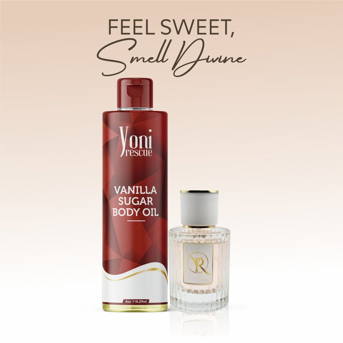 Vanilla Sugar 2 pc set - Body Oil + Eu De Parfum - bundles - Yoni Rescue