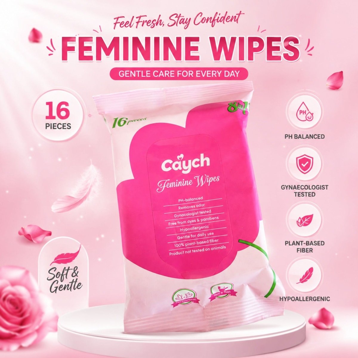 Yoni Rescue Feminine Wipes - Women Health - Yoni Rescue